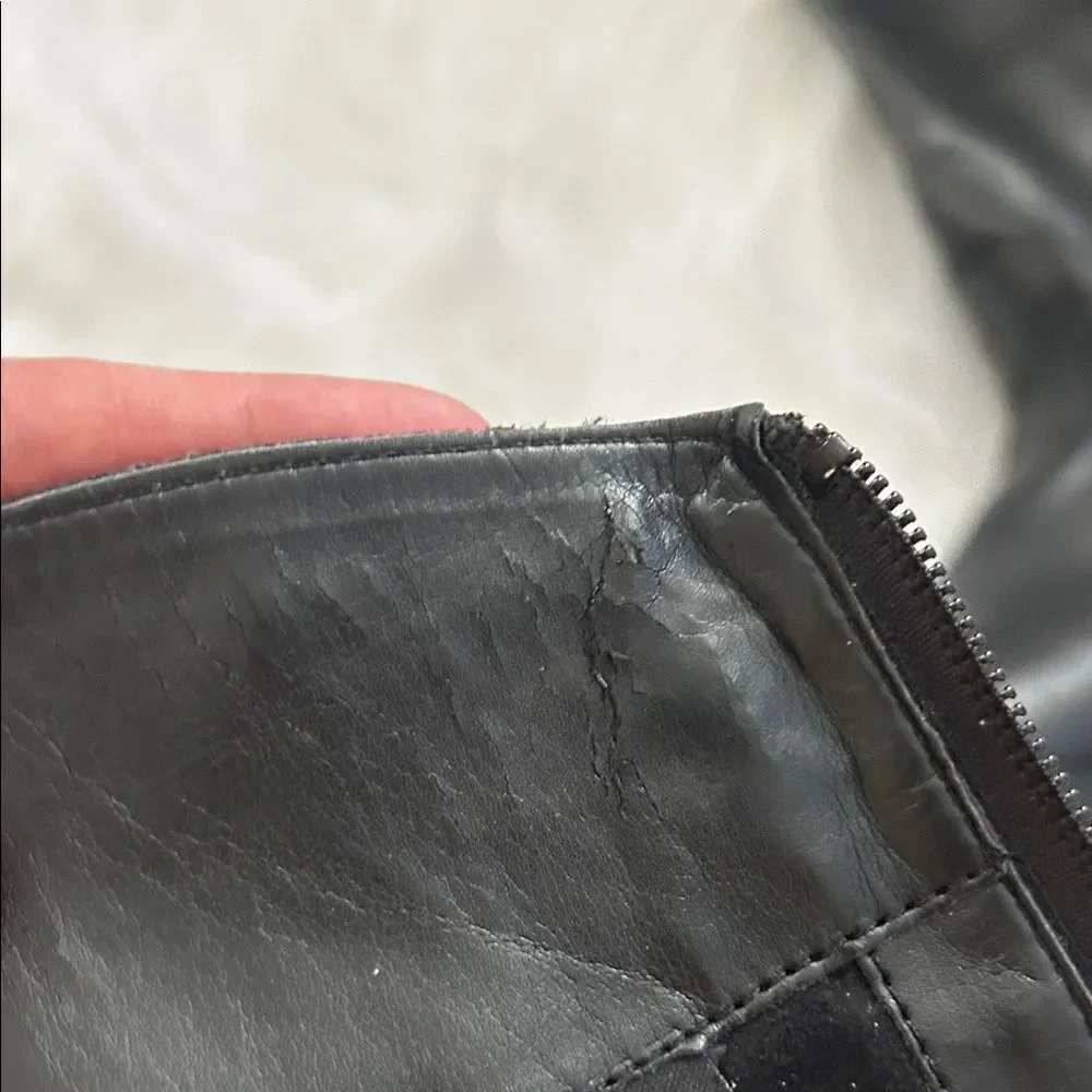 Sam Edelman Black Penny leather boots